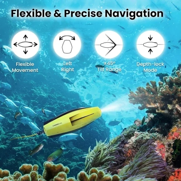 NIB Chasing Dory 1080p Full HD Underwater ROV Drone Camera Real Time Viewing - Picture 5 of 16